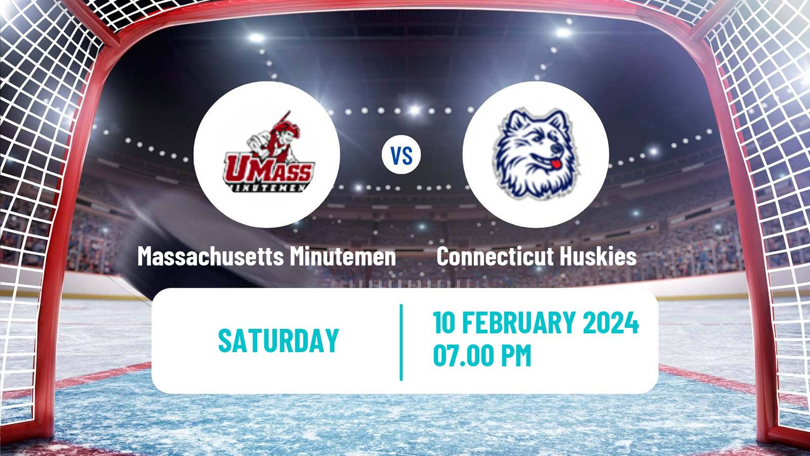Hockey NCAA Hockey Massachusetts Minutemen - Connecticut Huskies