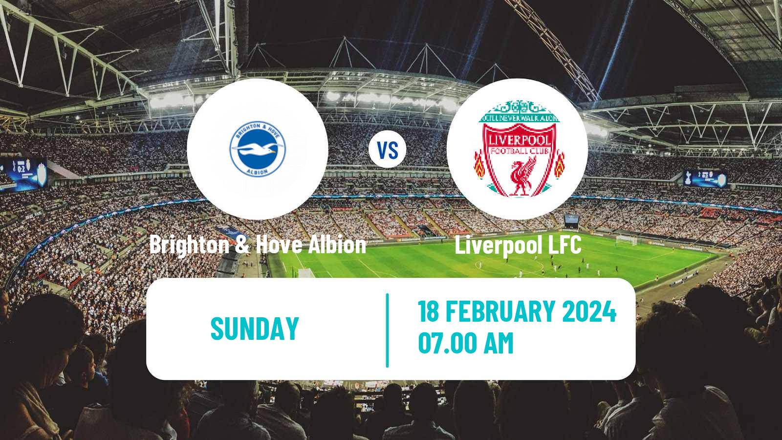 Soccer English WSL Brighton & Hove Albion - Liverpool LFC