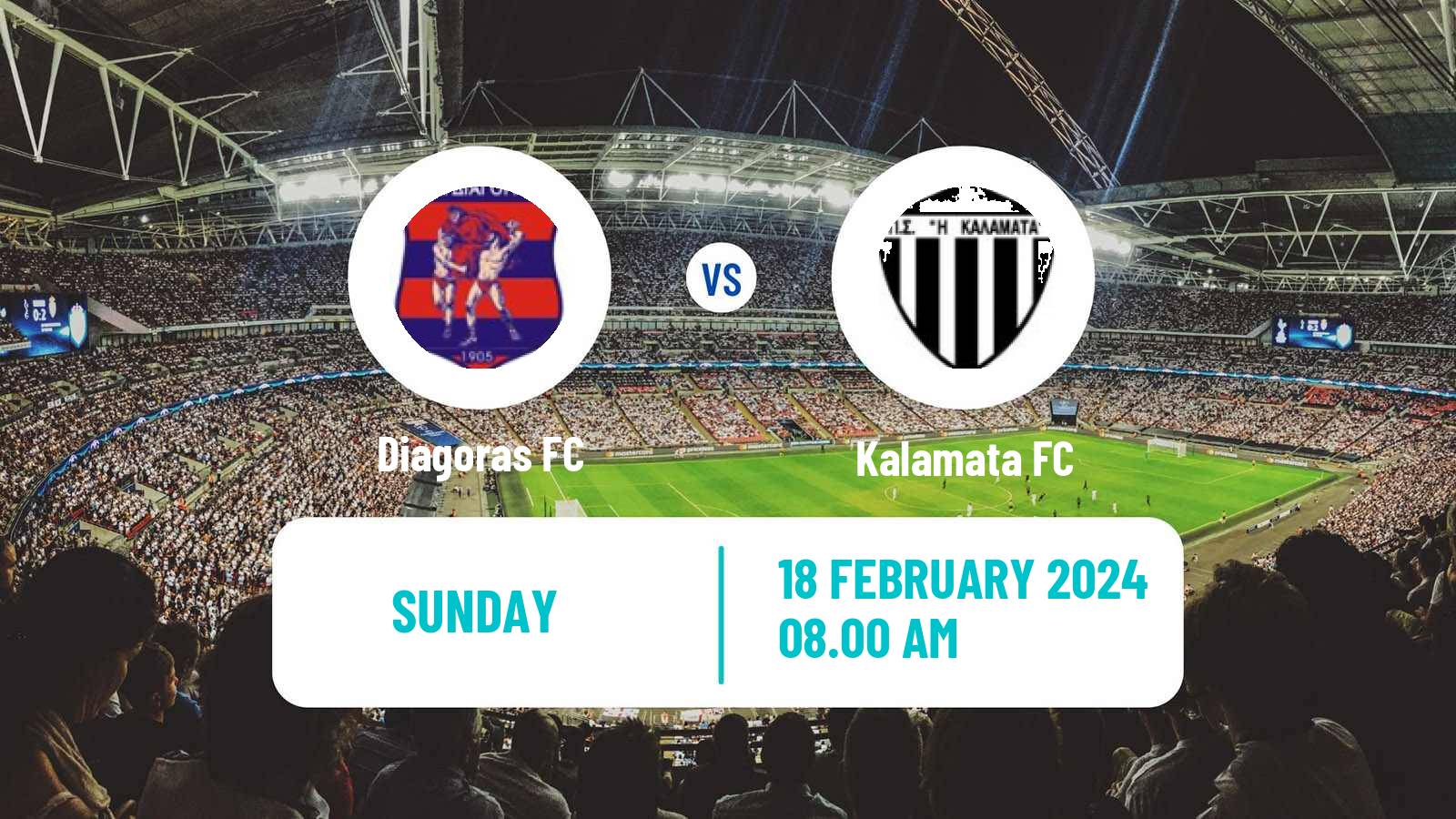Soccer Greek Super League 2 Diagoras - Kalamata