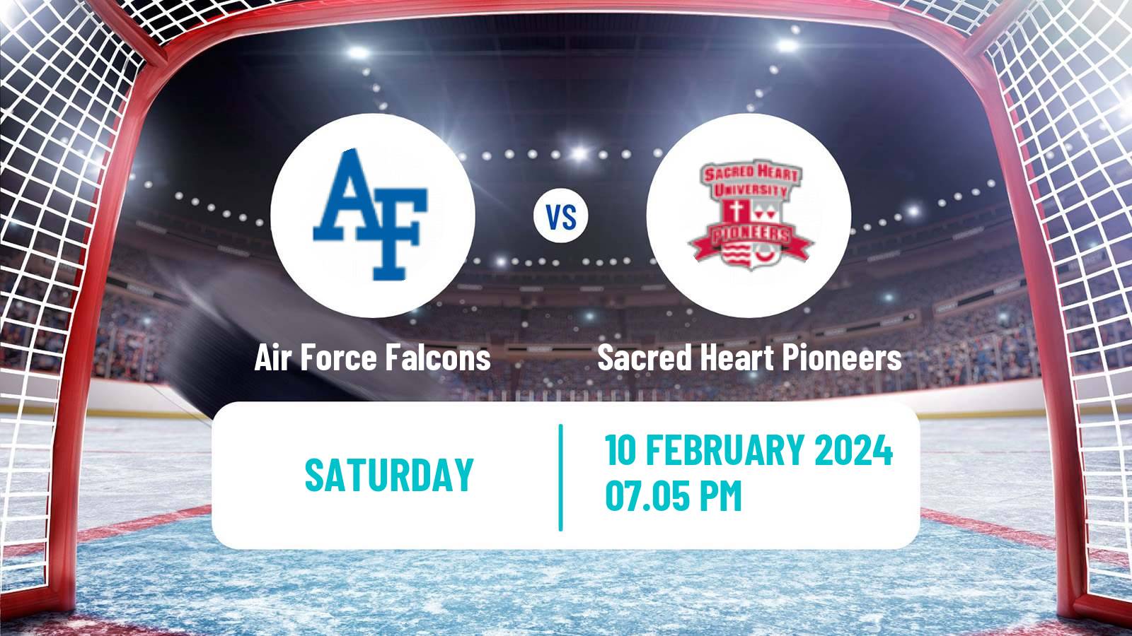 Hockey NCAA Hockey Air Force Falcons - Sacred Heart Pioneers