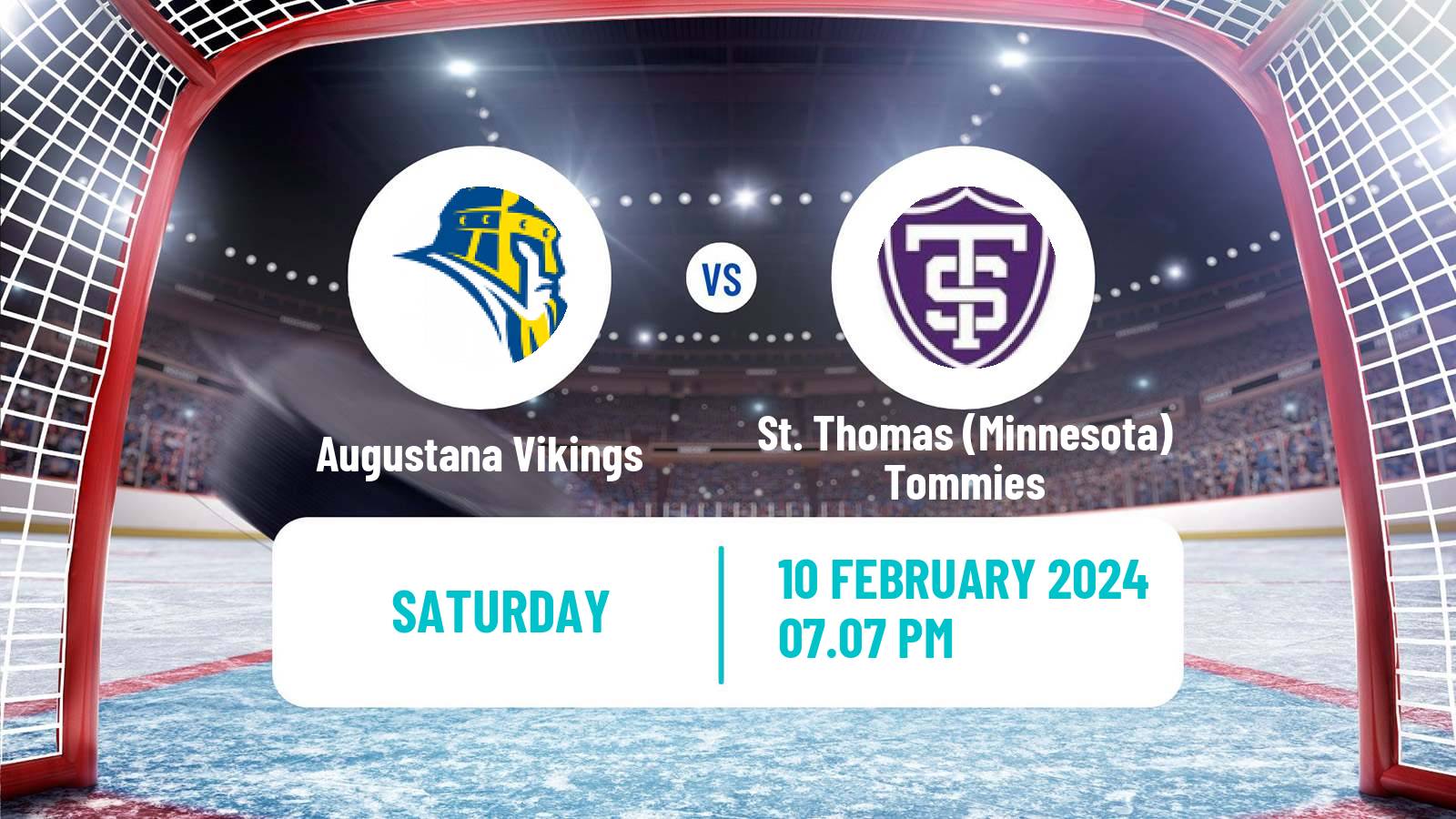 Hockey NCAA Hockey Augustana Vikings - St. Thomas (Minnesota) Tommies