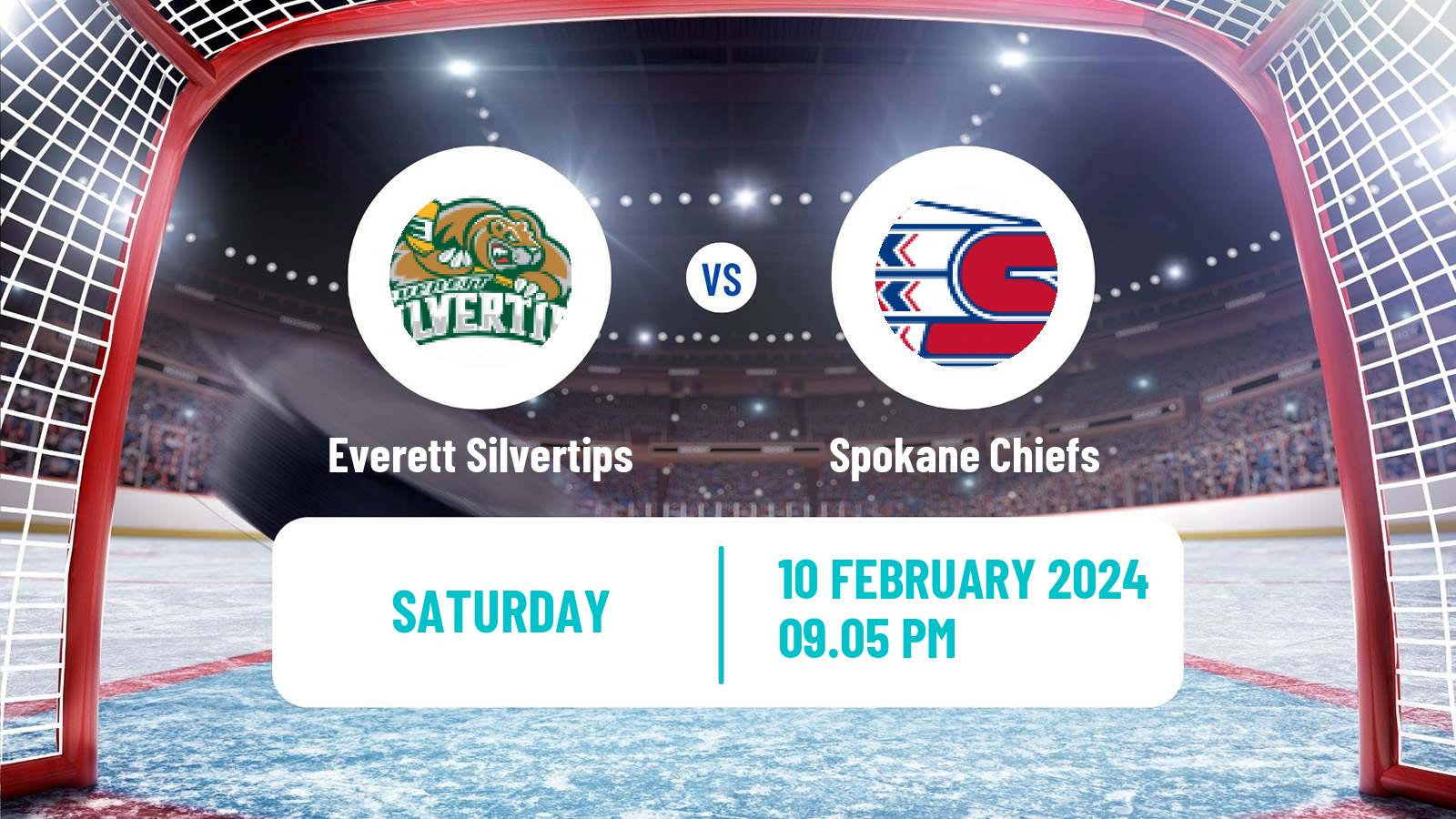 Hockey WHL Everett Silvertips - Spokane Chiefs