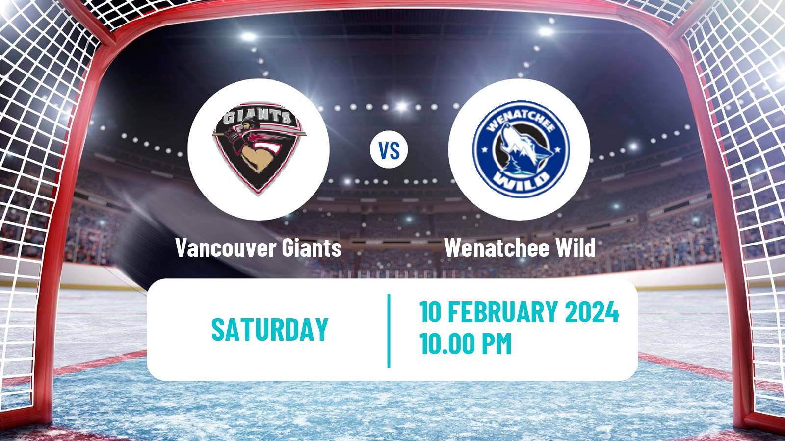 Hockey WHL Vancouver Giants - Wenatchee Wild