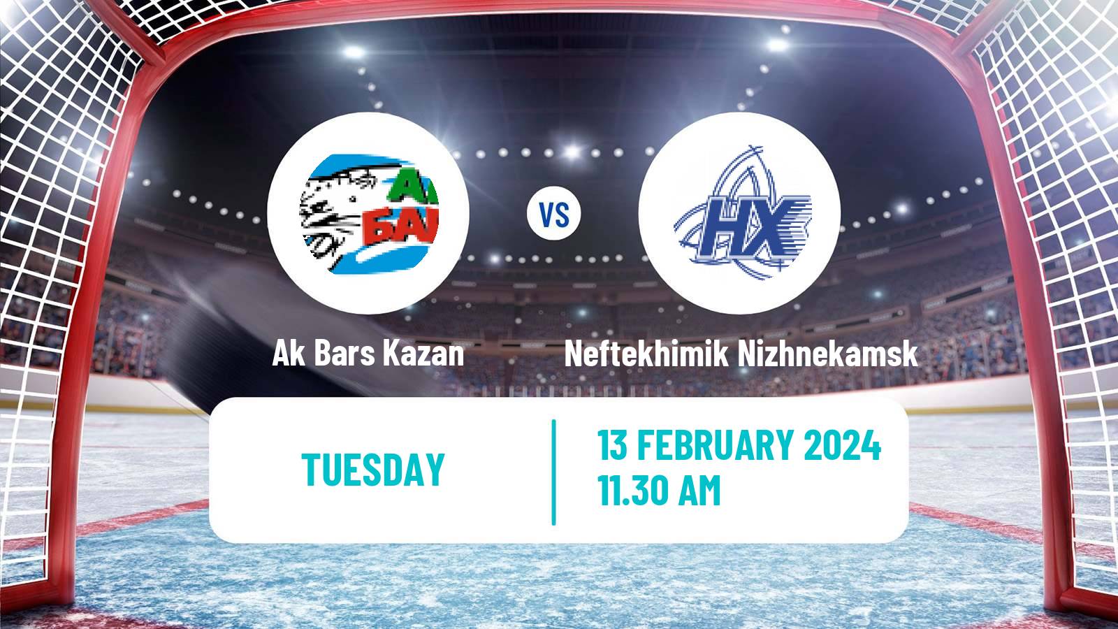 Hockey KHL Ak Bars Kazan - Neftekhimik Nizhnekamsk