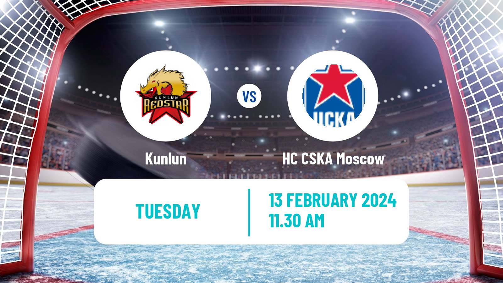 Hockey KHL Kunlun - HC CSKA Moscow