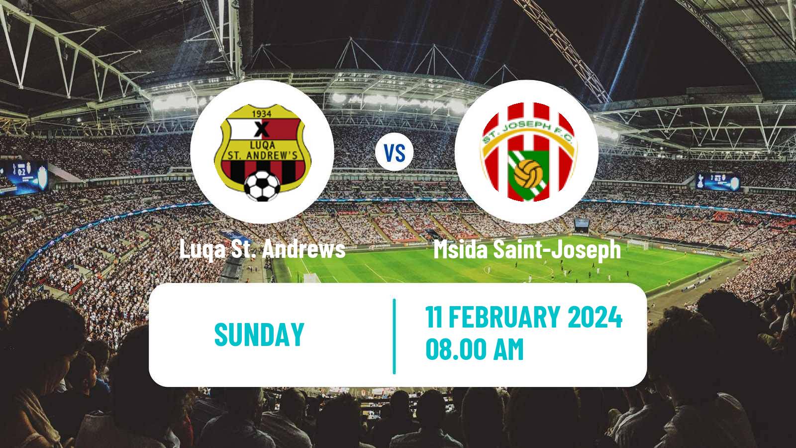 Soccer Maltese Challenge League Luqa St. Andrews - Msida Saint-Joseph