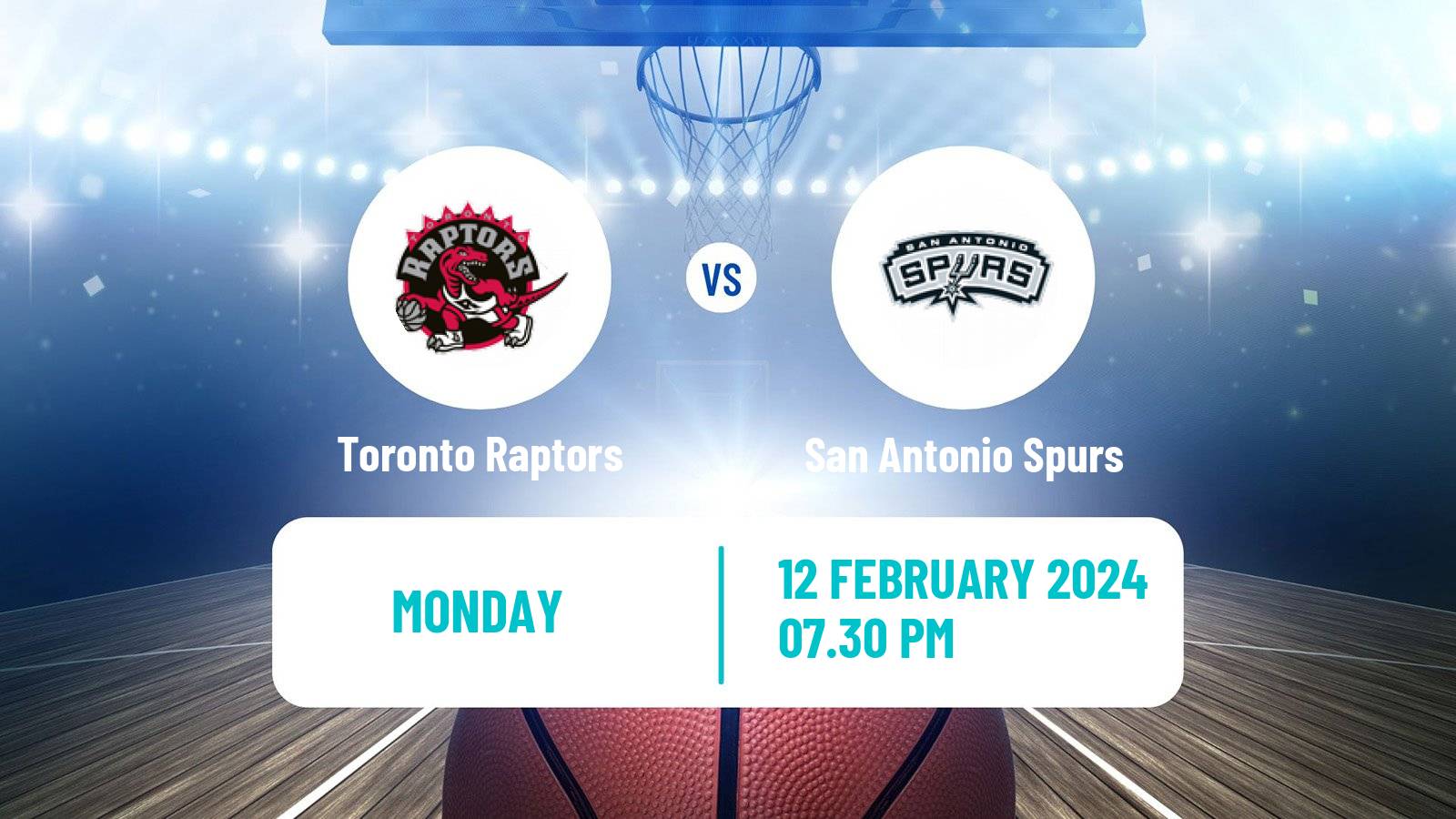Basketball NBA Toronto Raptors - San Antonio Spurs