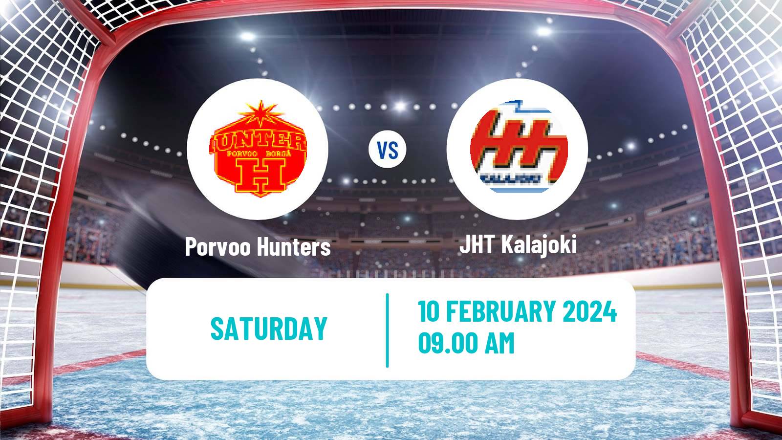 Hockey Finnish Suomi-sarja Porvoo Hunters - JHT Kalajoki