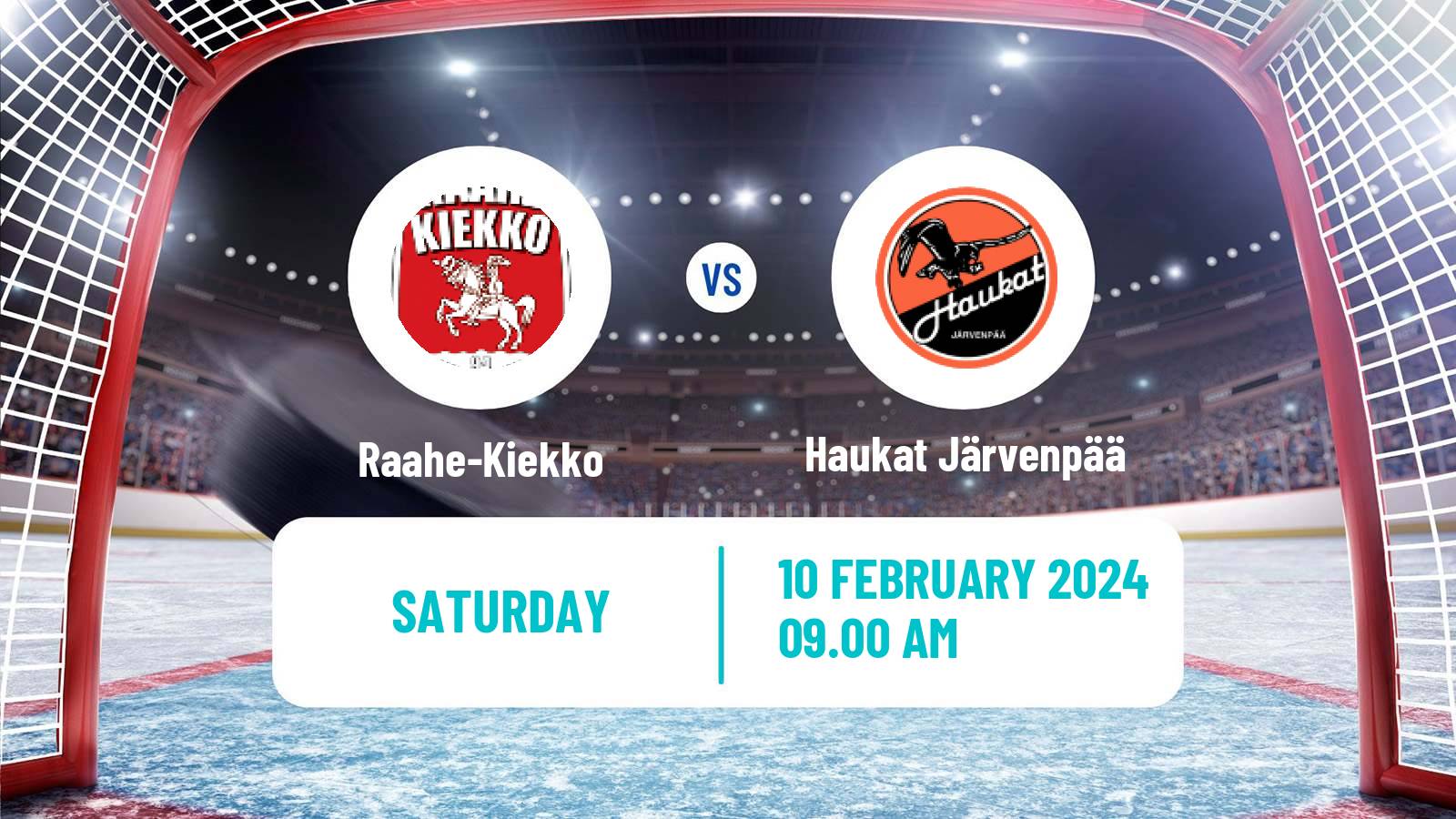 Hockey Finnish Suomi-sarja Raahe-Kiekko - Haukat Järvenpää