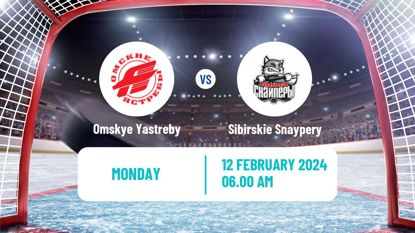 Hockey MHL Omskye Yastreby - Sibirskie Snaypery