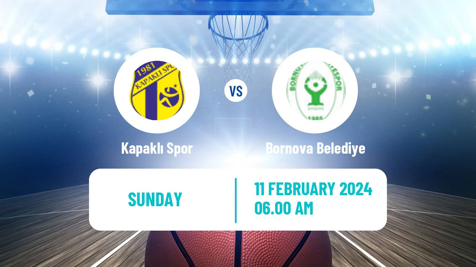 Basketball Turkish TBL Kapaklı Spor - Bornova Belediye