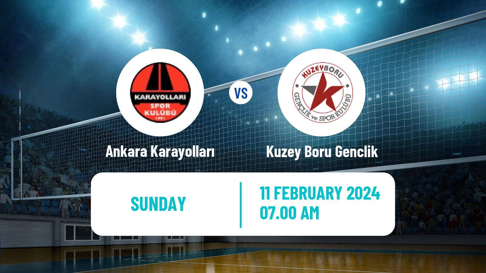Volleyball Turkish Sultanlar Ligi Volleyball Women Ankara Karayolları - Kuzey Boru Genclik