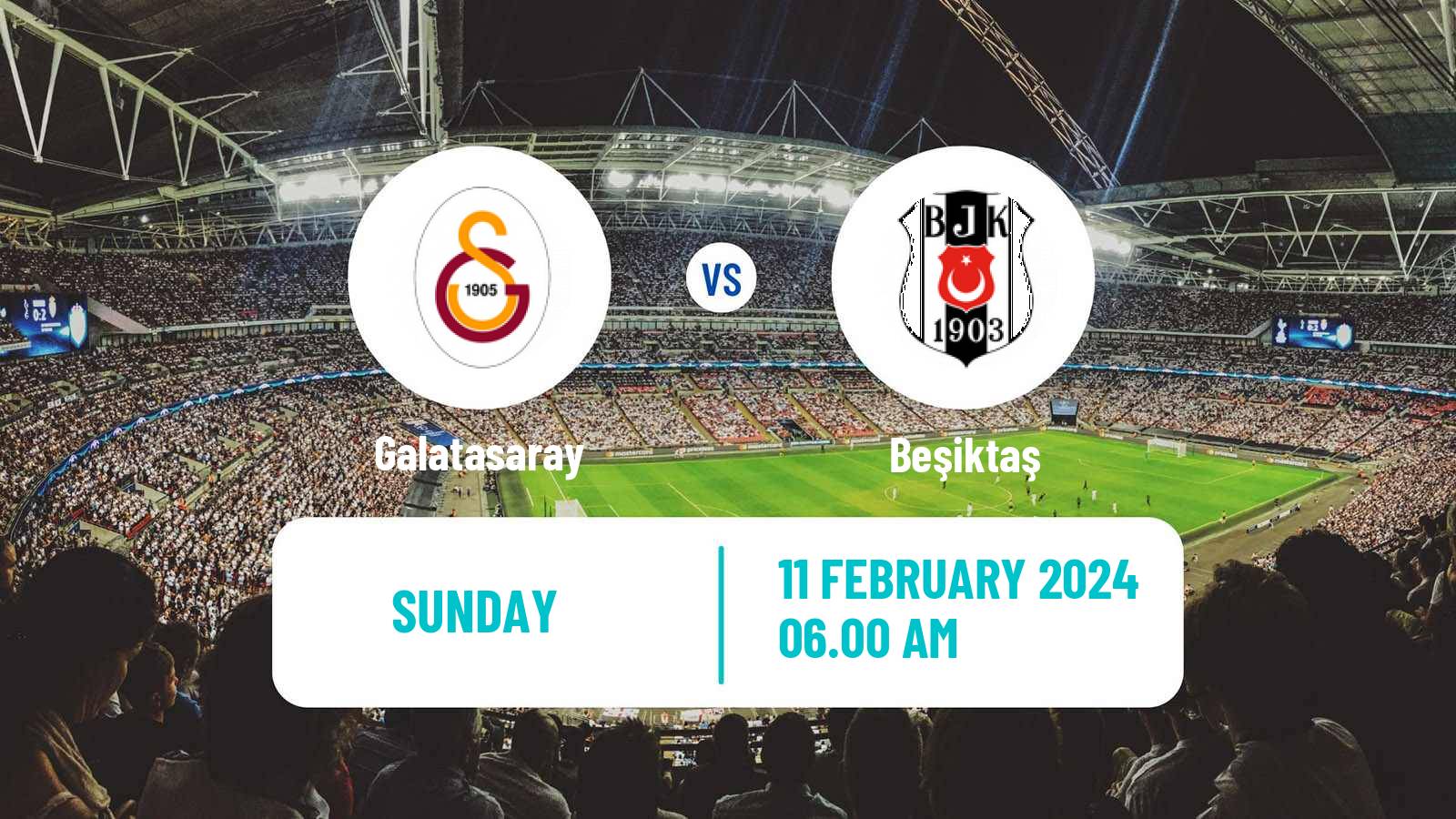 Soccer Turkish Super Lig Women Galatasaray - Beşiktaş