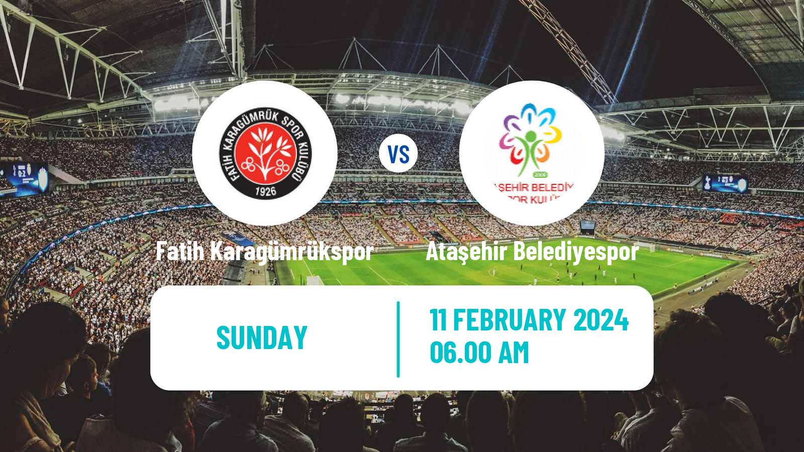 Soccer Turkish Super Lig Women Fatih Karagümrükspor - Ataşehir Belediyespor