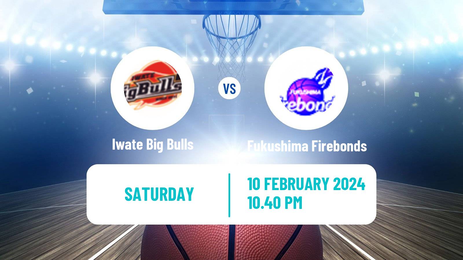 Basketball Japan B2 League Basketball Iwate Big Bulls - Fukushima Firebonds