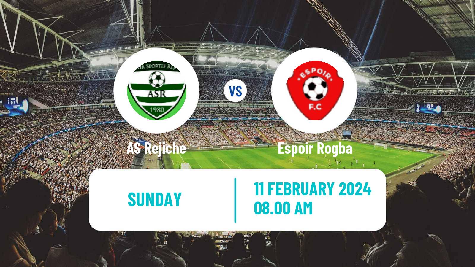 Soccer Tunisian Ligue 2 Rejiche - Espoir Rogba