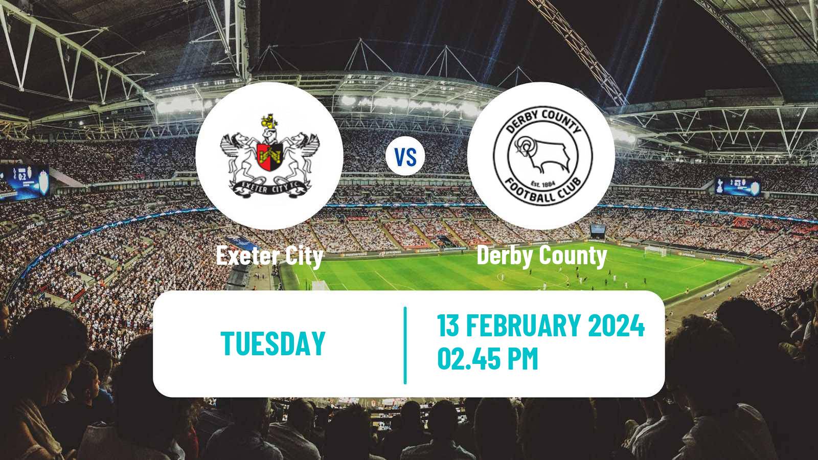 Soccer English League One Exeter City - Derby County