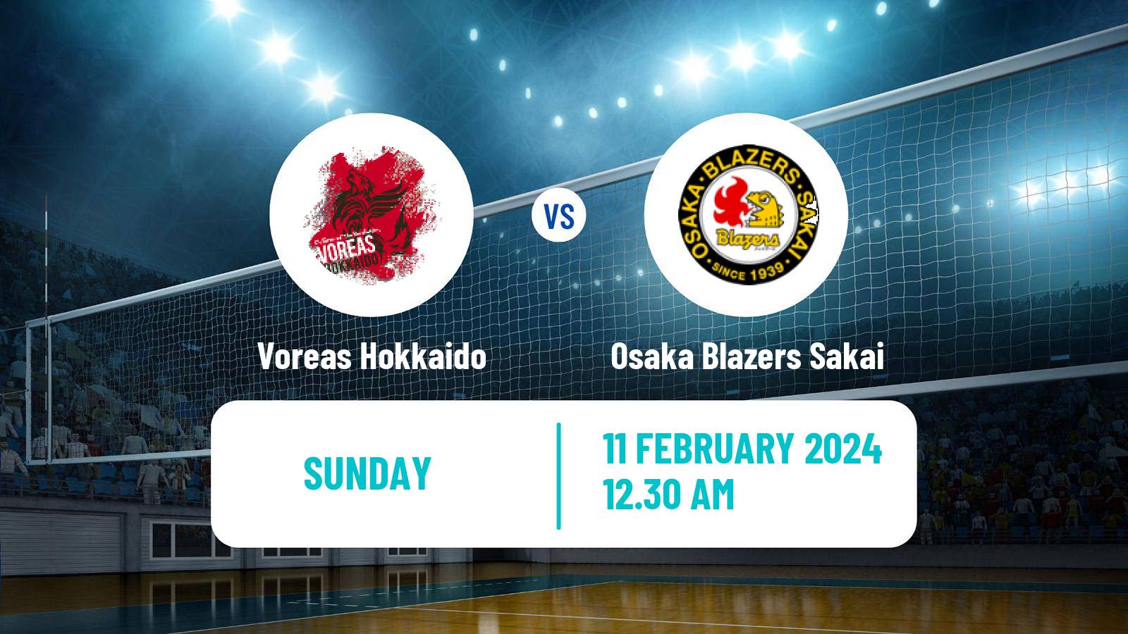 Volleyball Japan V Premier League Voreas Hokkaido - Osaka Blazers Sakai
