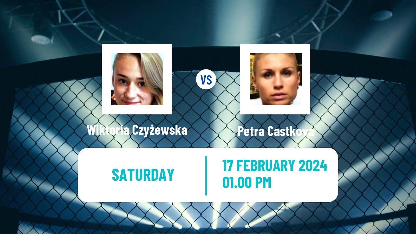 MMA Flyweight Women Ksw Wiktoria Czyżewska - Petra Castkova