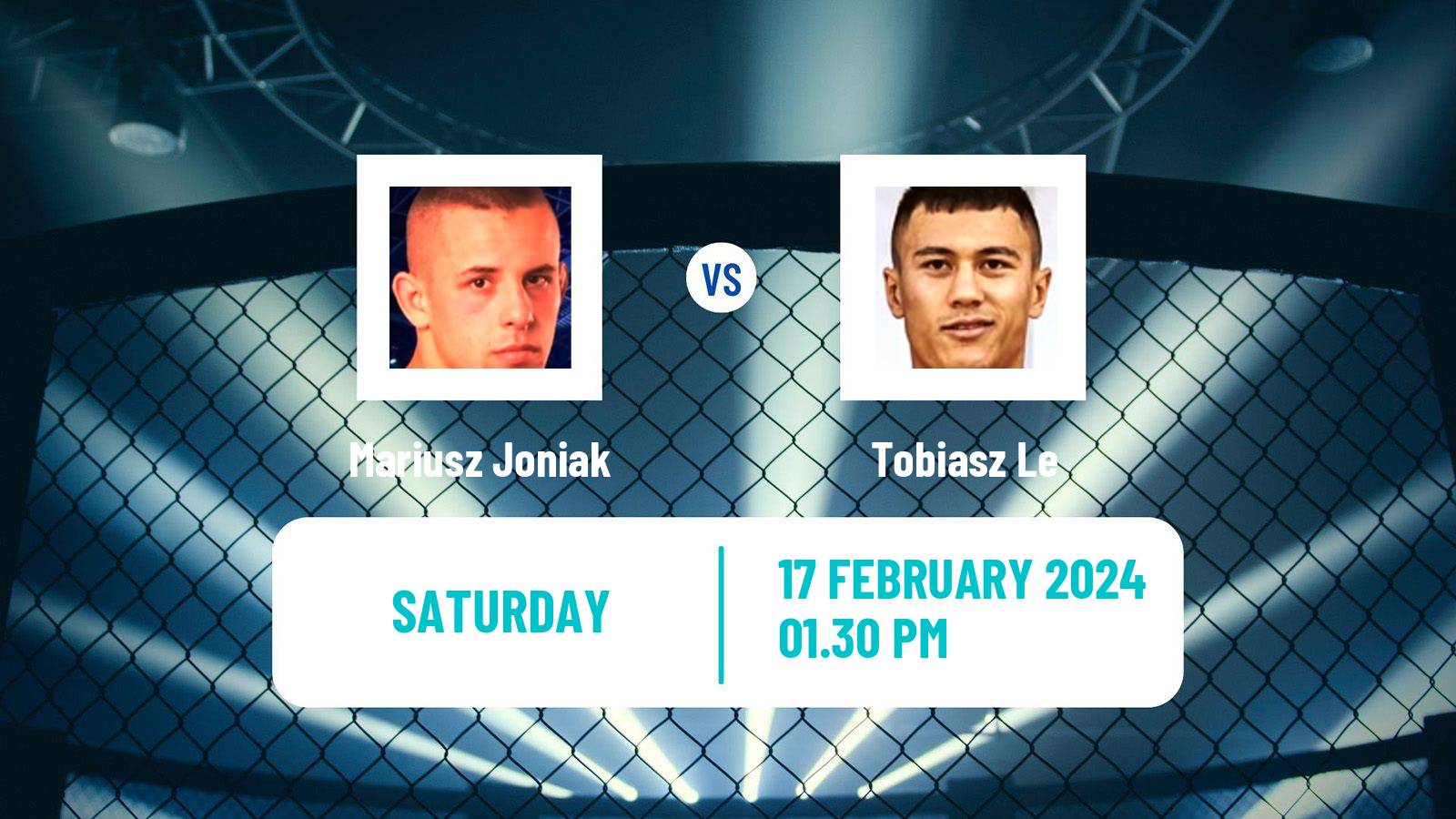 MMA Bantamweight Ksw Men Mariusz Joniak - Tobiasz Le