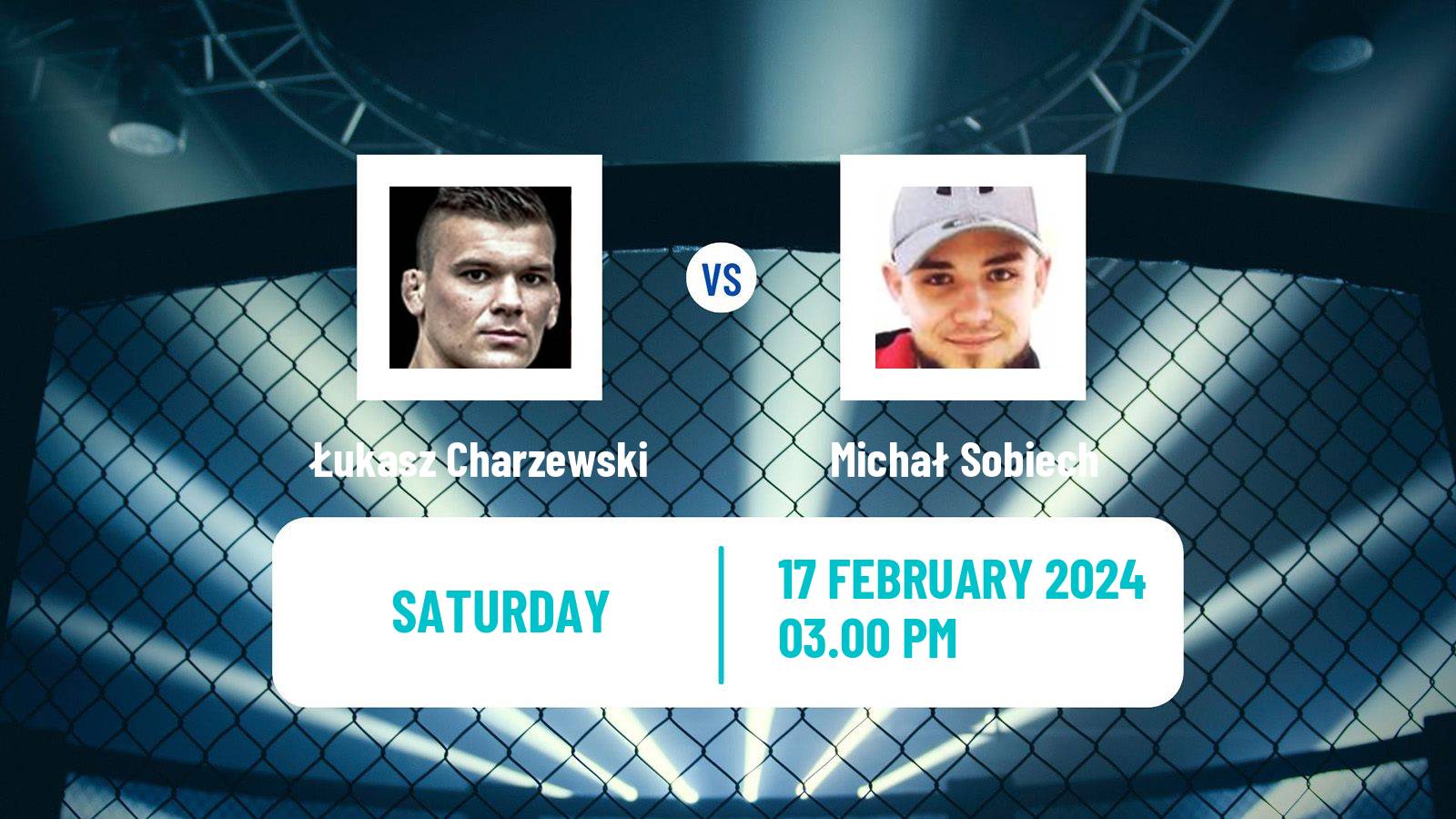 MMA Catchweight Ksw Men Łukasz Charzewski - Michał Sobiech