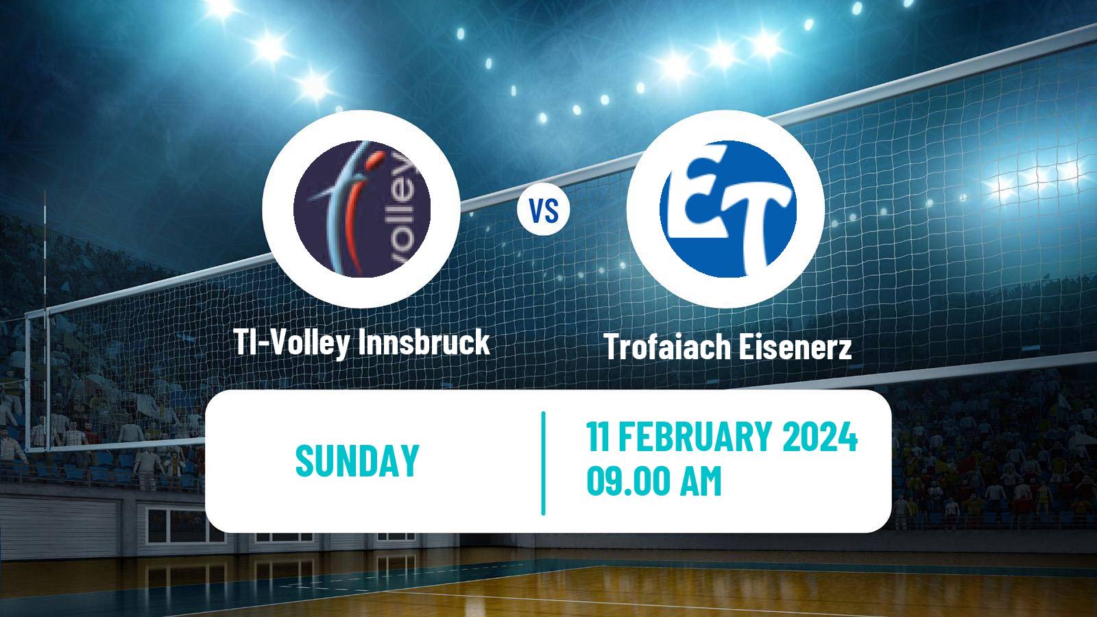 Volleyball Austrian Volley League Women TI-Volley Innsbruck - Trofaiach Eisenerz
