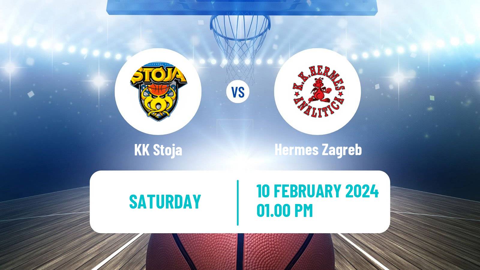 Basketball Croatian Prva Liga Basketball Stoja - Hermes Zagreb
