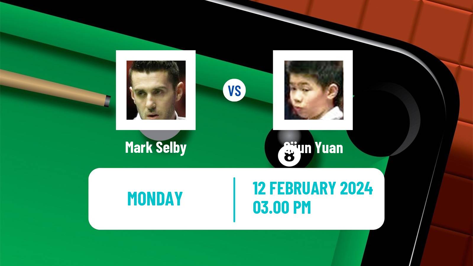 Snooker Welsh Open Mark Selby - Sijun Yuan