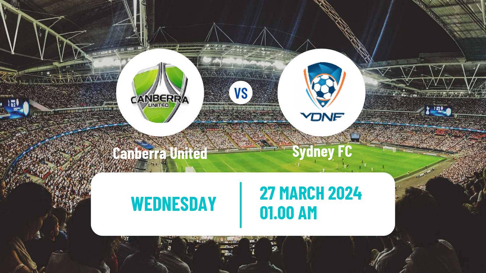 Soccer Australian A-League Women Canberra United - Sydney FC