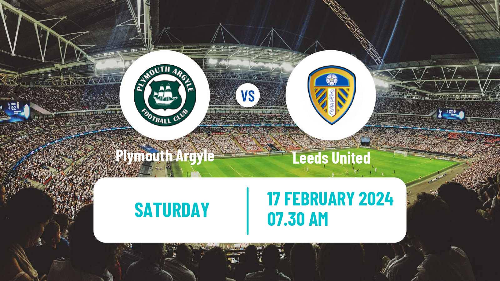 Soccer English League Championship Plymouth Argyle - Leeds United