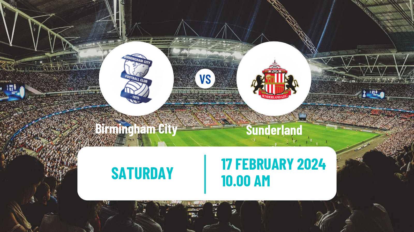 Soccer English League Championship Birmingham City - Sunderland