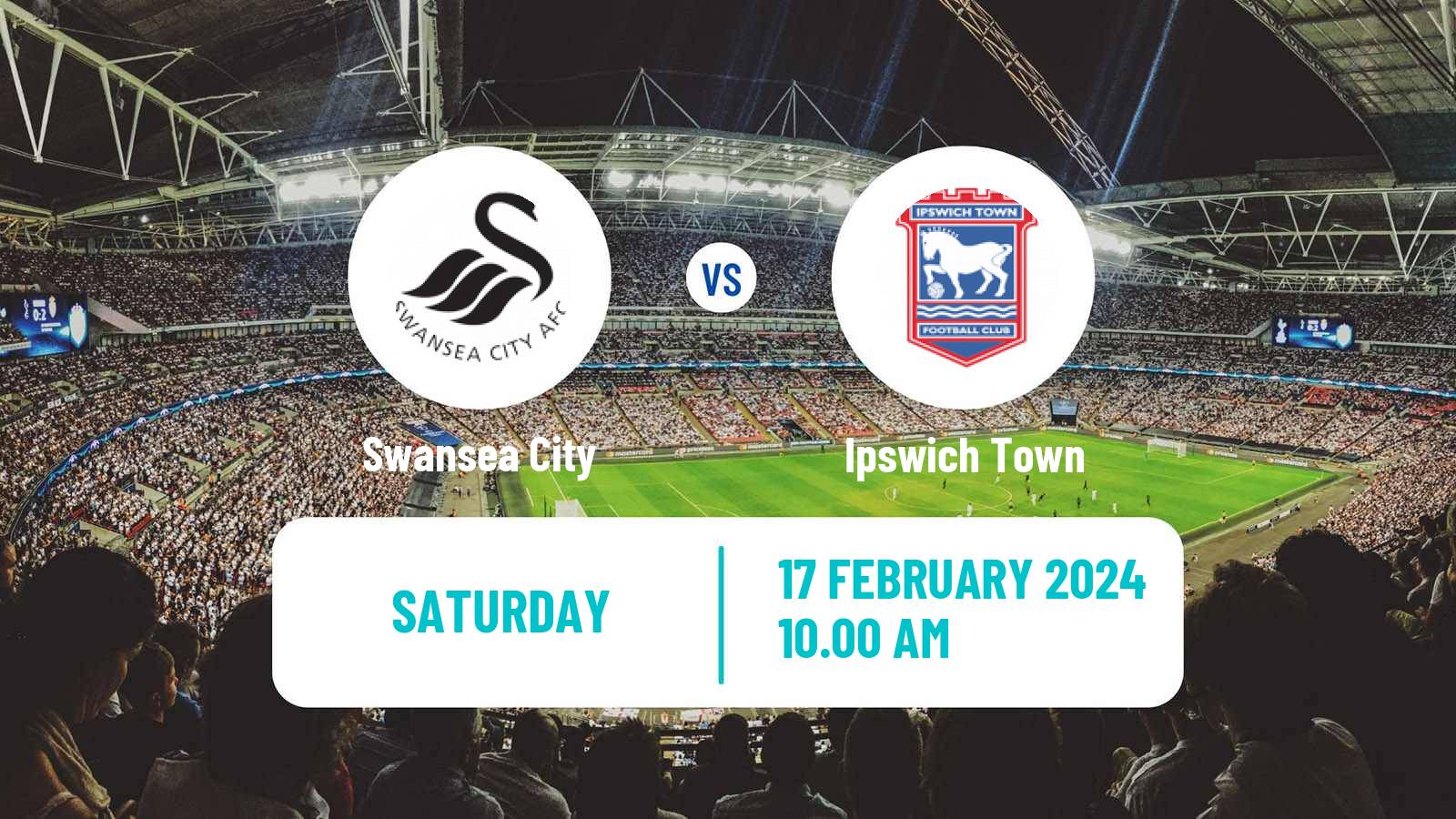 Soccer English League Championship Swansea City - Ipswich Town