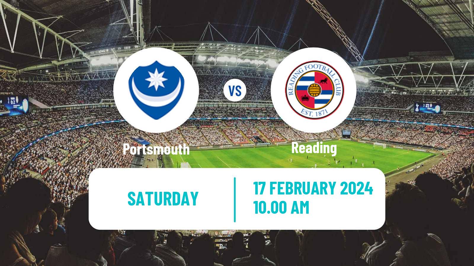 Soccer English League One Portsmouth - Reading