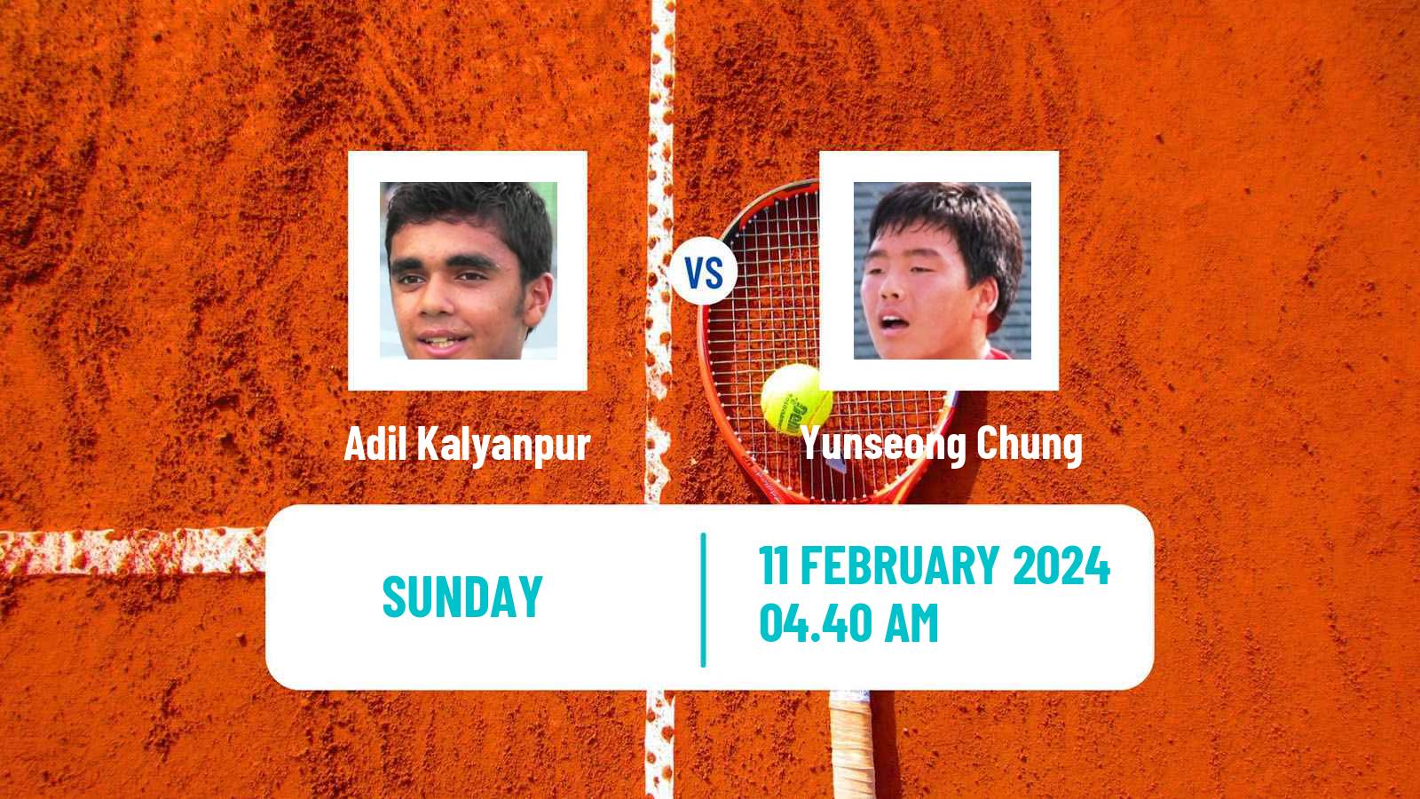 Tennis Bengaluru Challenger Men Adil Kalyanpur - Yunseong Chung