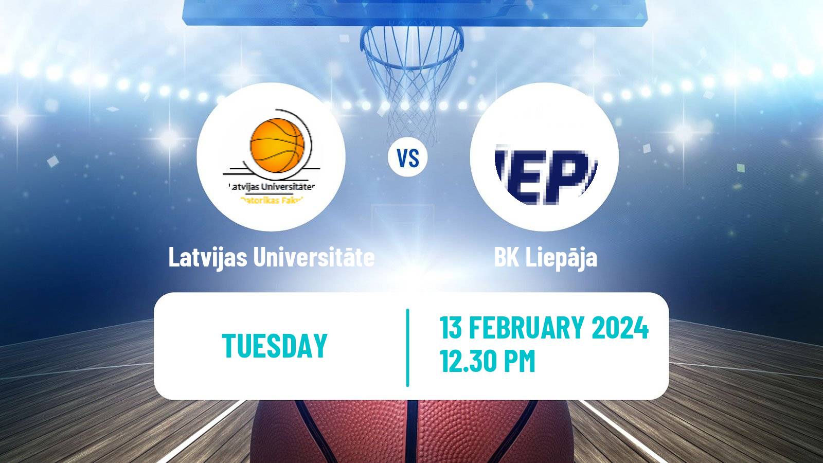 Basketball Estonian–Latvian Basketball League Latvijas Universitāte - Liepāja