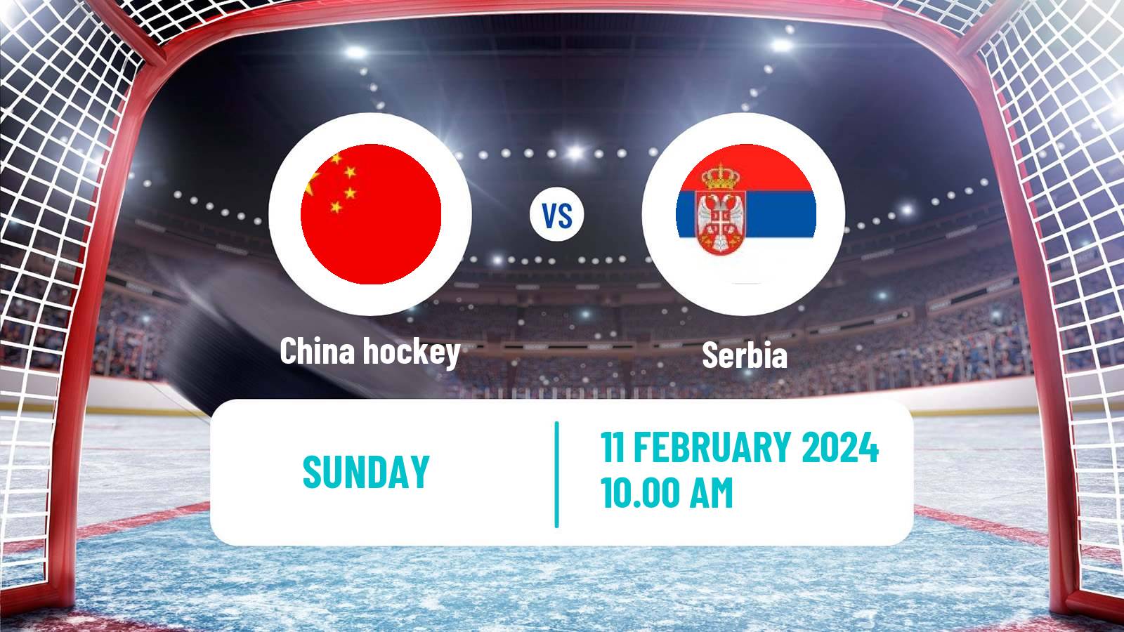 Hockey Winter Olympic Games - Ice Hockey China - Serbia