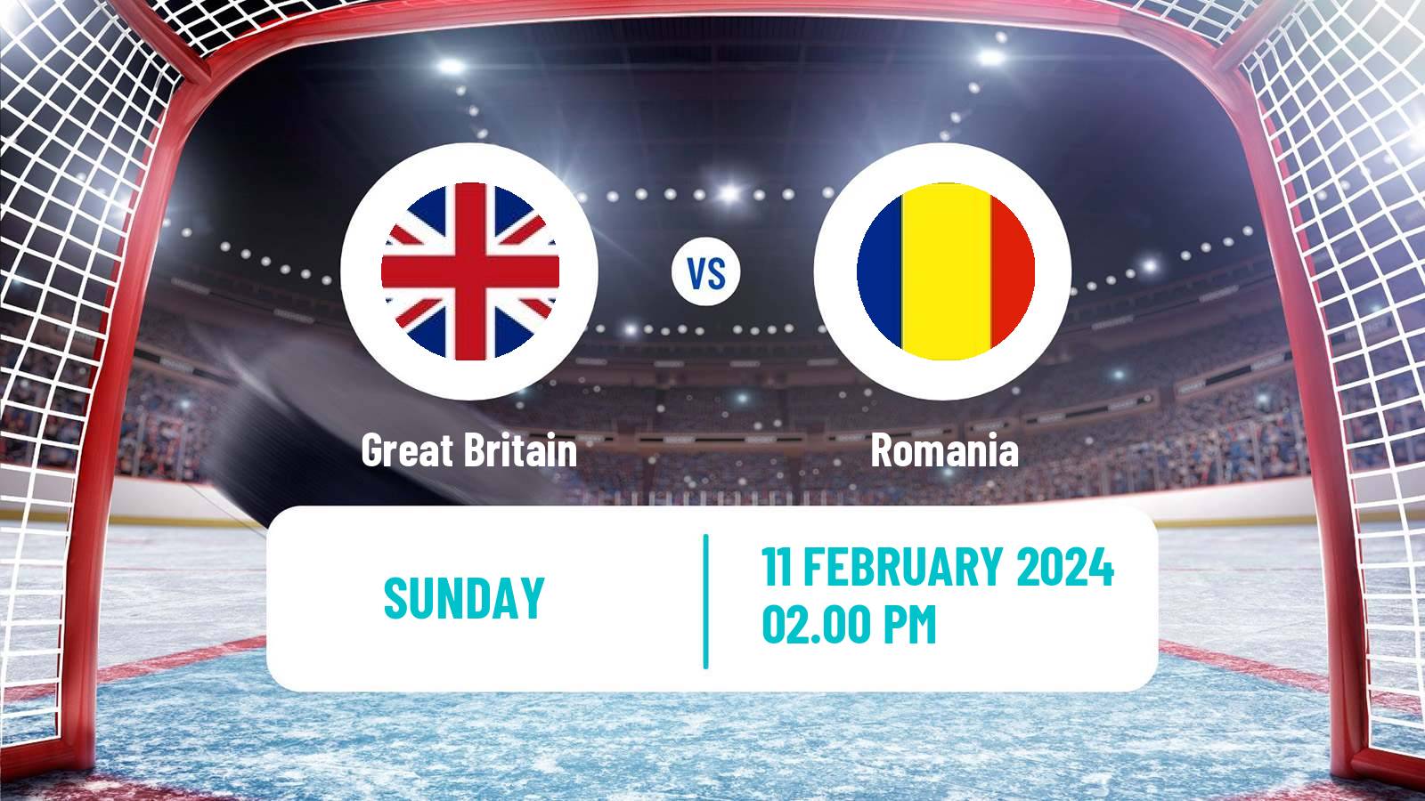 Hockey Winter Olympic Games - Ice Hockey Great Britain - Romania