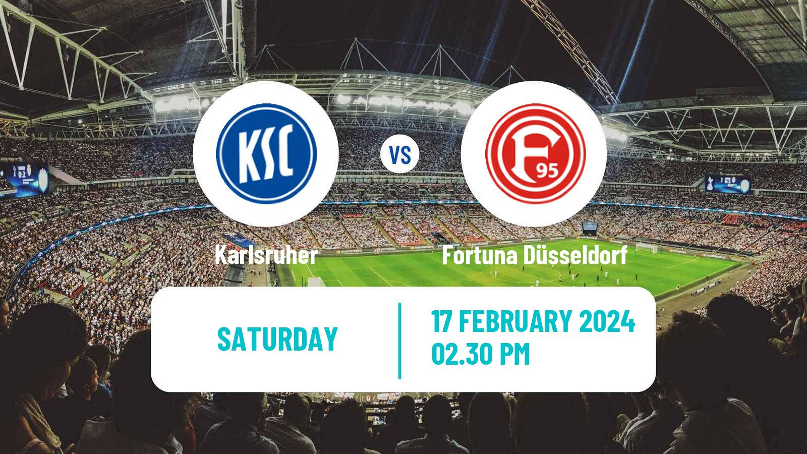 Soccer German 2 Bundesliga Karlsruher - Fortuna Düsseldorf