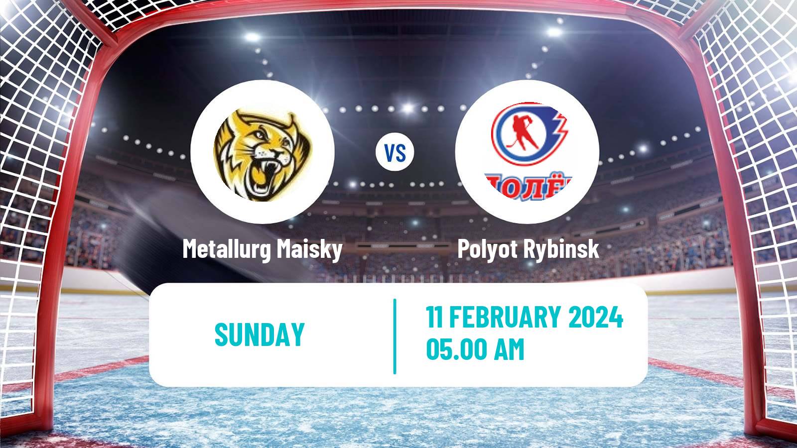 Hockey NMHL Metallurg Maisky - Polyot Rybinsk