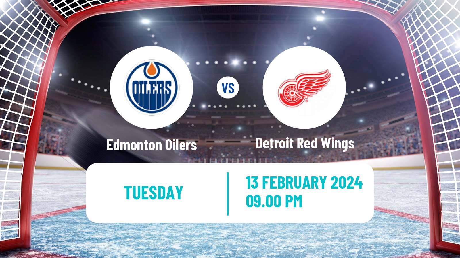 Hockey NHL Edmonton Oilers - Detroit Red Wings