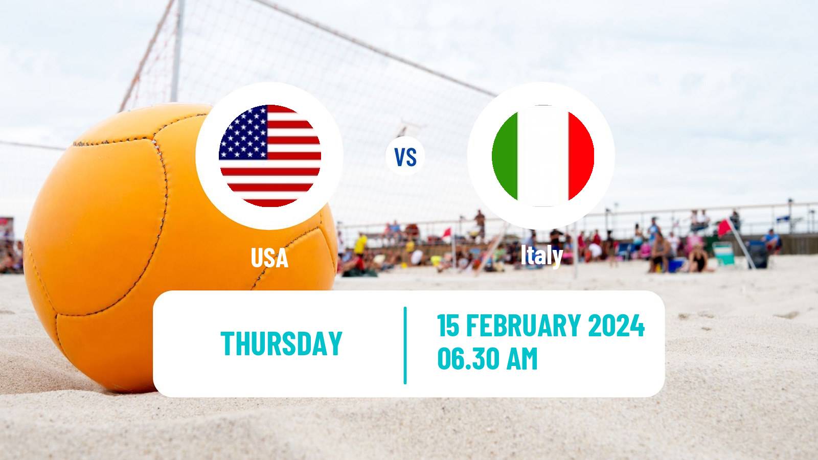 Beach soccer World Cup USA - Italy