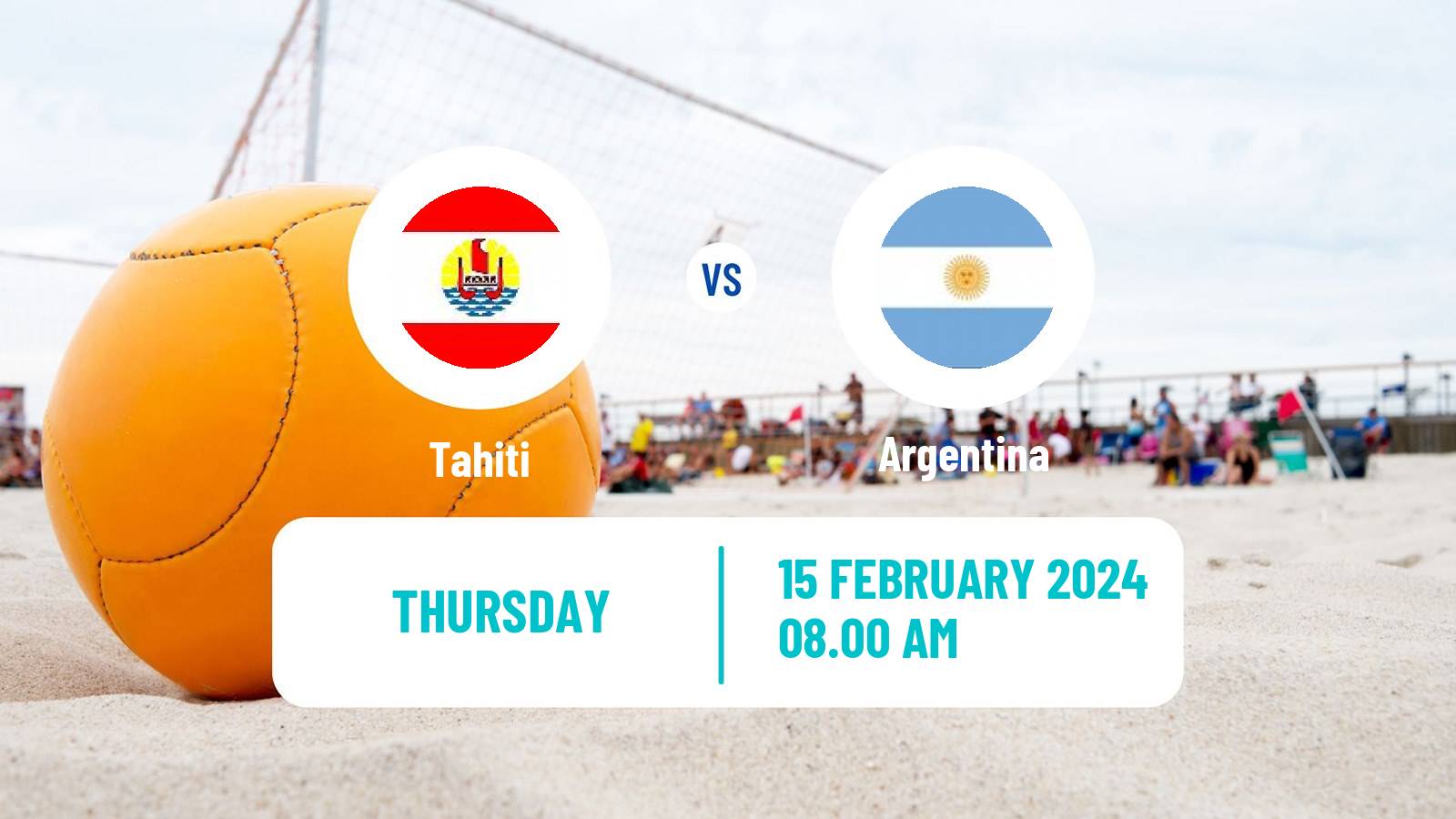 Beach soccer World Cup Tahiti - Argentina