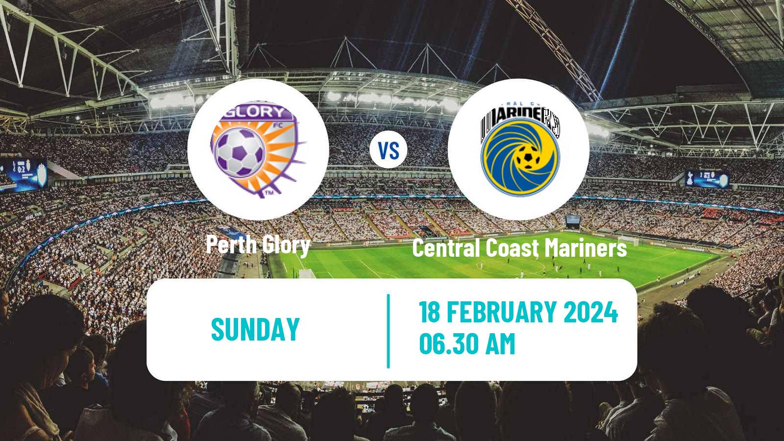 Soccer Australian A-League Women Perth Glory - Central Coast Mariners