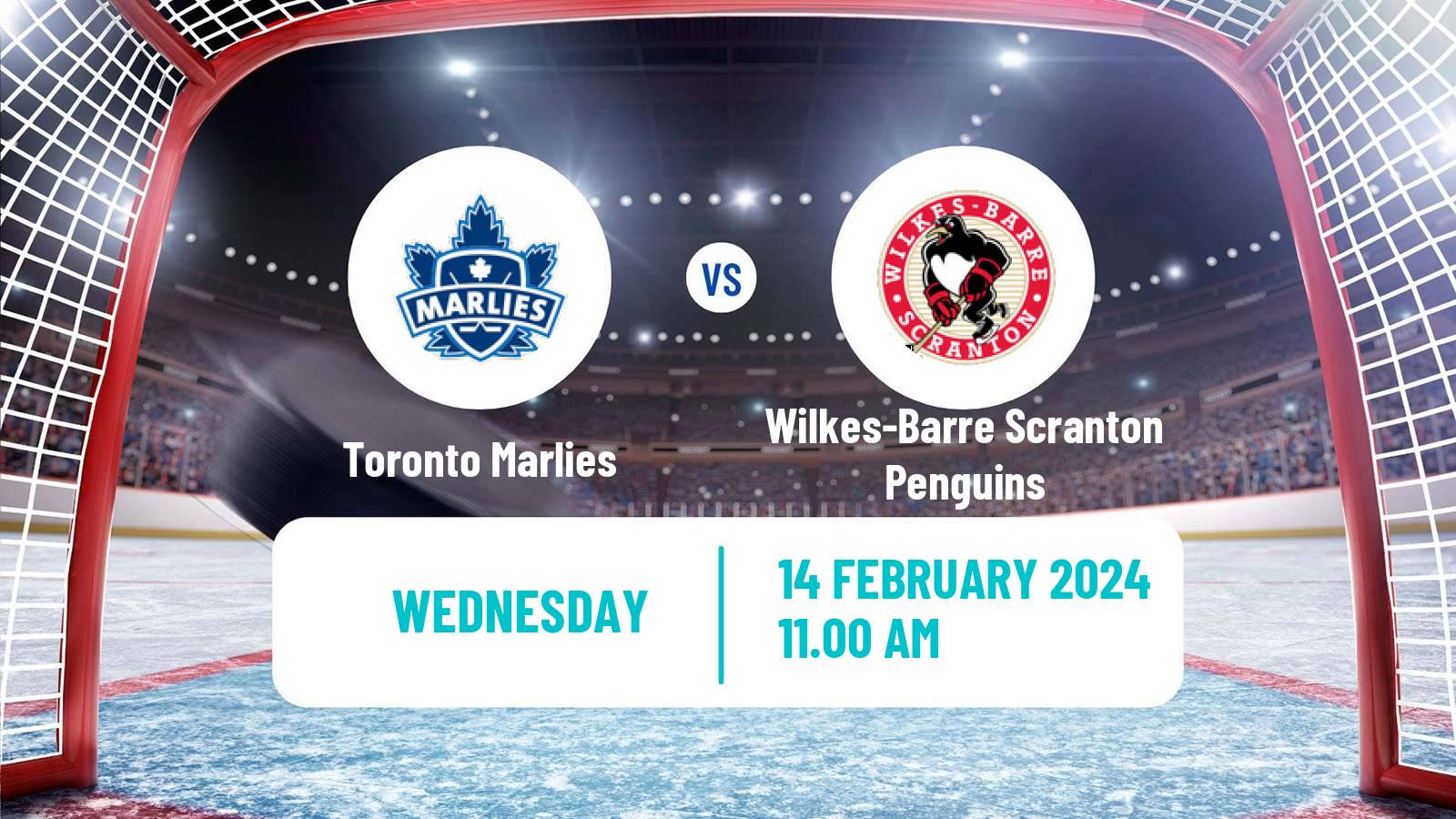 Hockey AHL Toronto Marlies - Wilkes-Barre Scranton Penguins