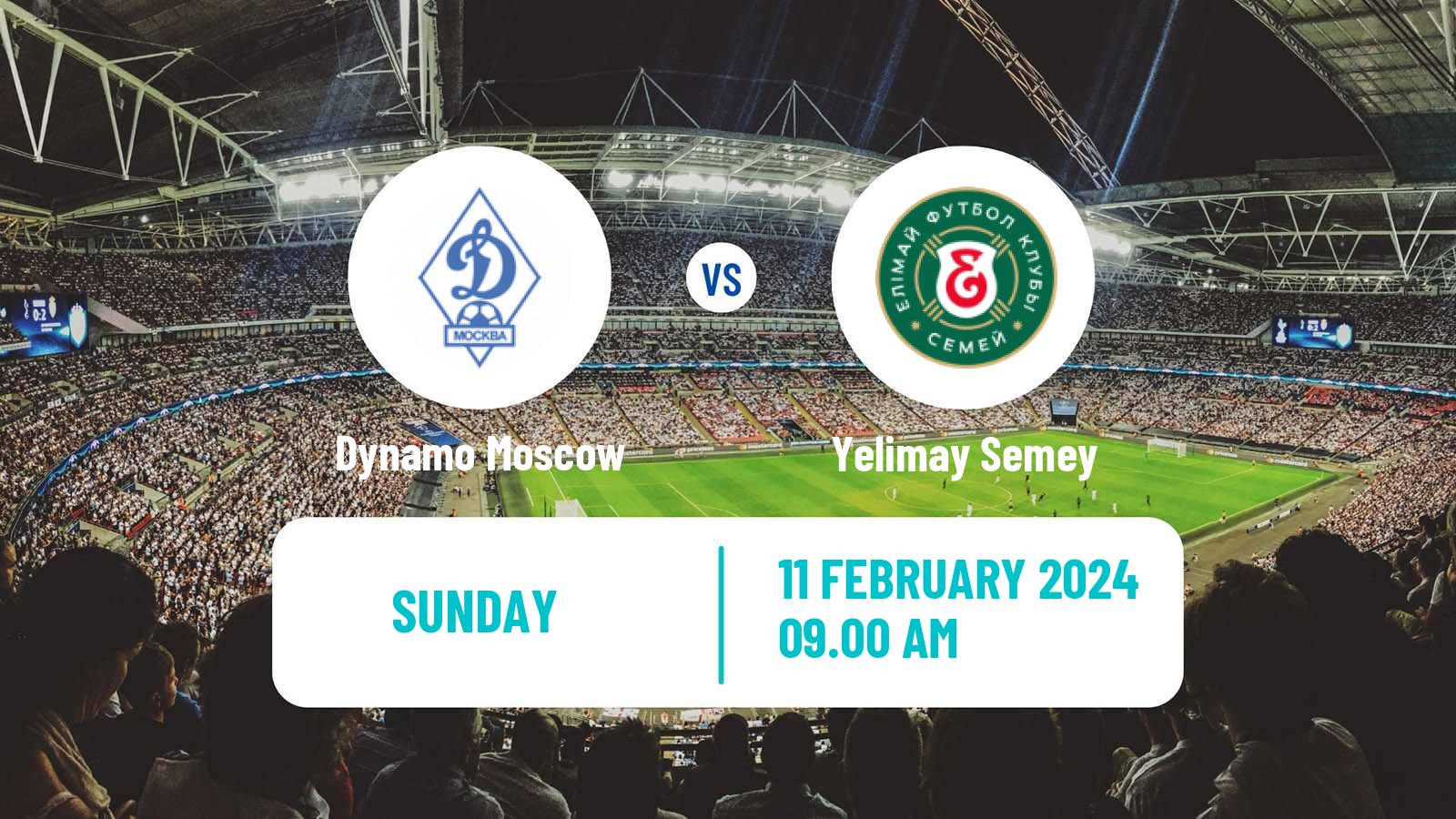 Soccer Club Friendly Dynamo Moscow - Yelimay Semey