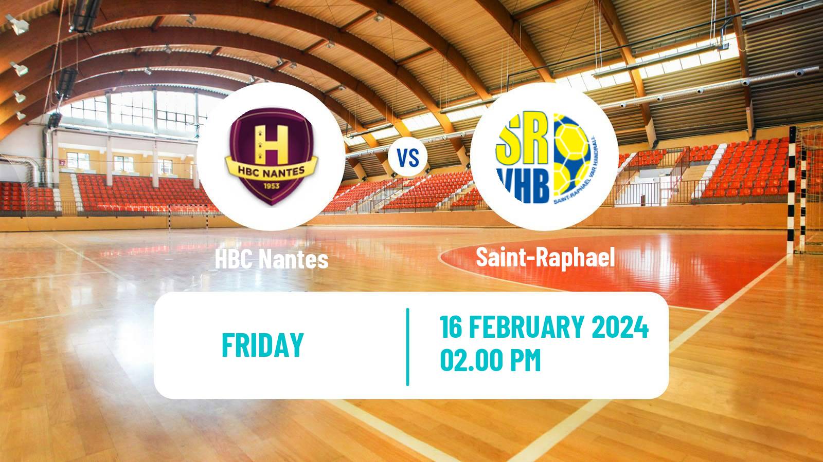 Handball French Starligue Handball HBC Nantes - Saint-Raphael