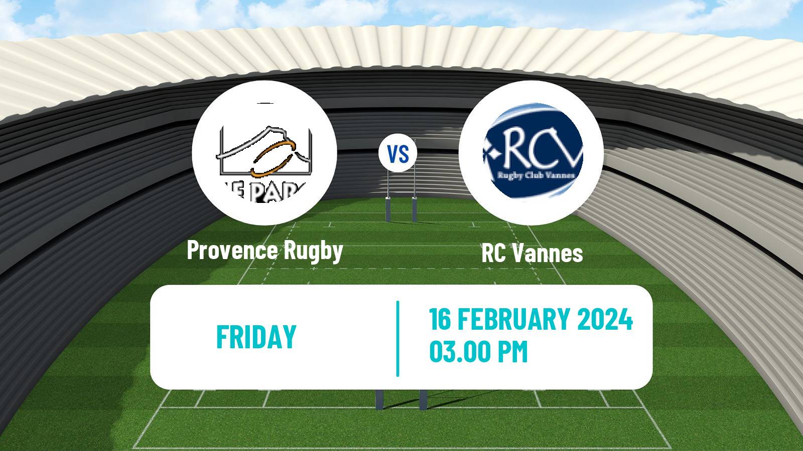 Rugby union French Pro D2 Provence Rugby - Vannes