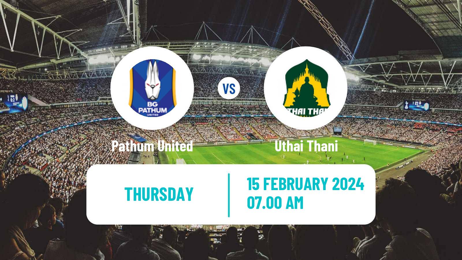 Soccer Thai League 1 Pathum United - Uthai Thani