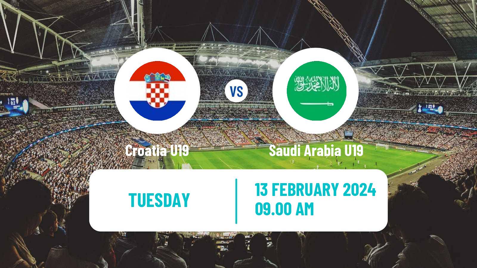 Soccer Friendly Croatia U19 - Saudi Arabia U19