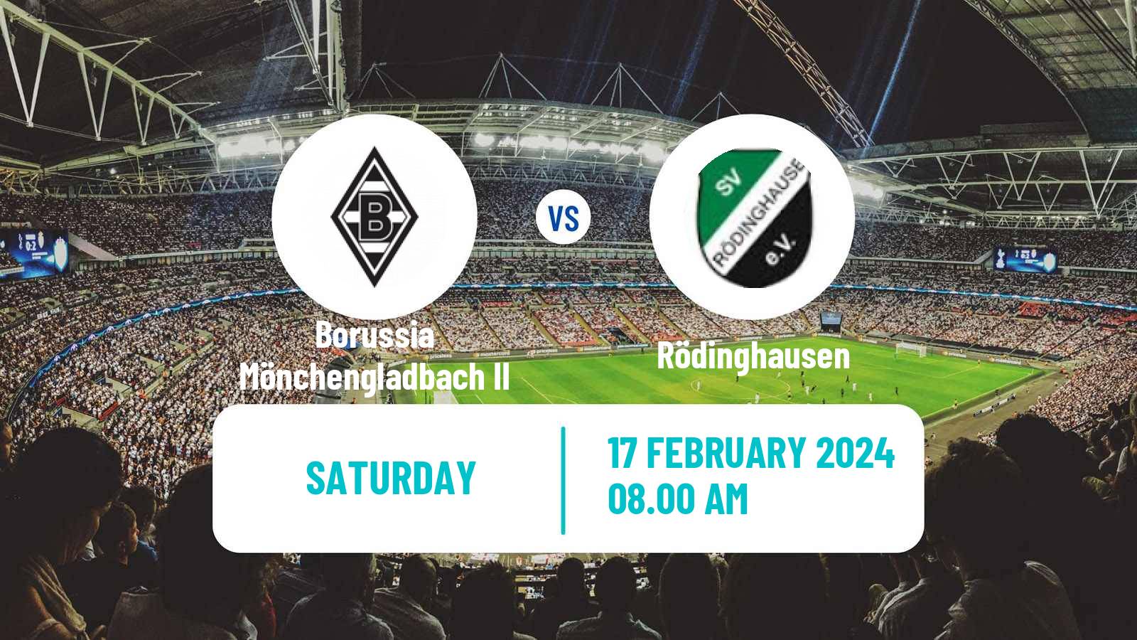 Soccer German Regionalliga West Borussia Mönchengladbach II - Rödinghausen